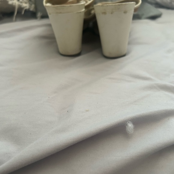 Prada Women's Cream and Brown Cork Sandals - Picture 4 of 7